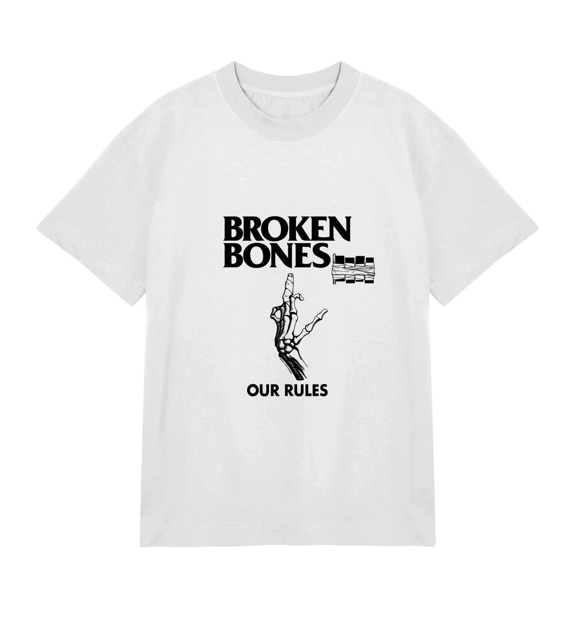 Broken Bones T-shirts. Designed for the athlete, rebel and 