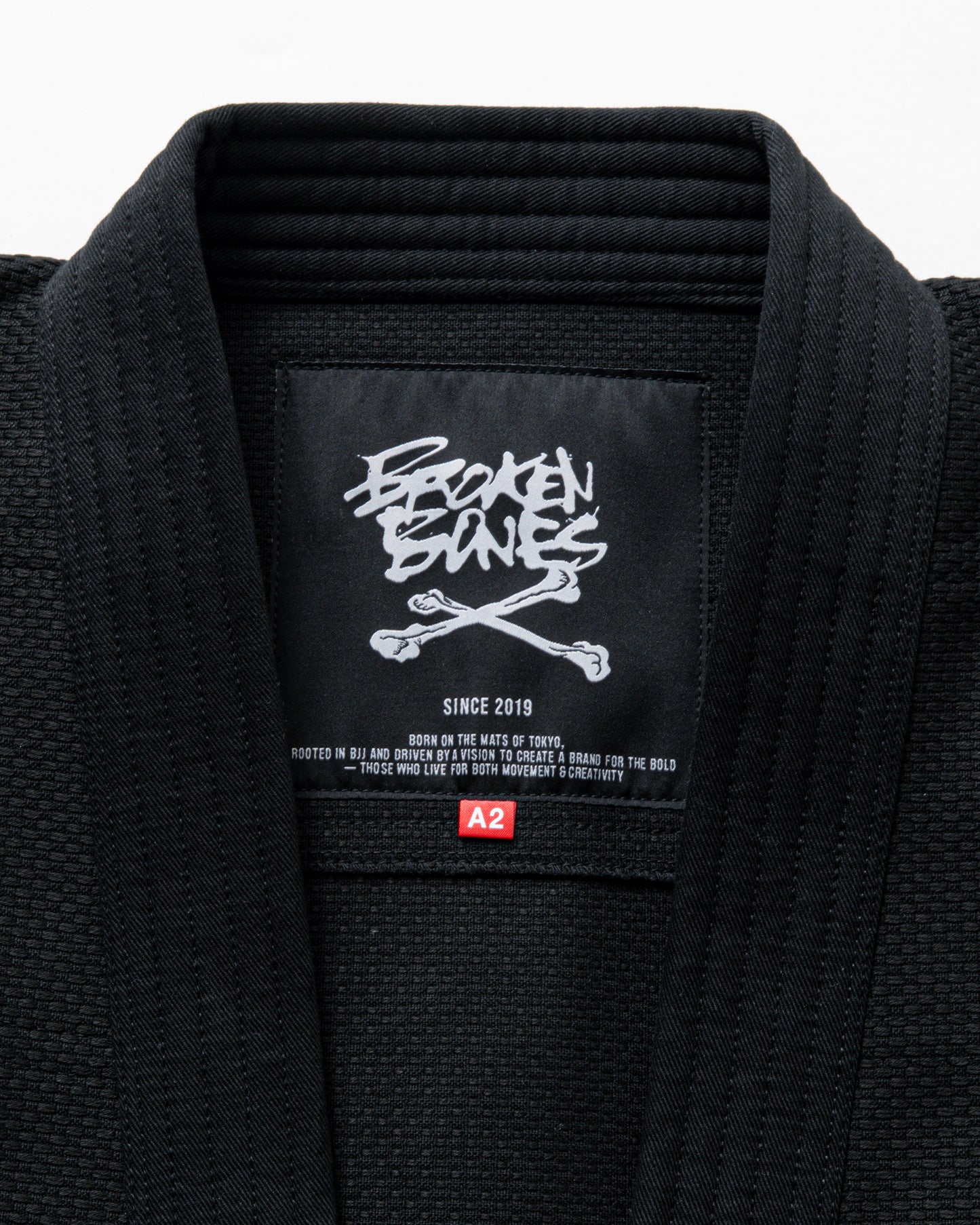 Cross Bone Kimono - Black