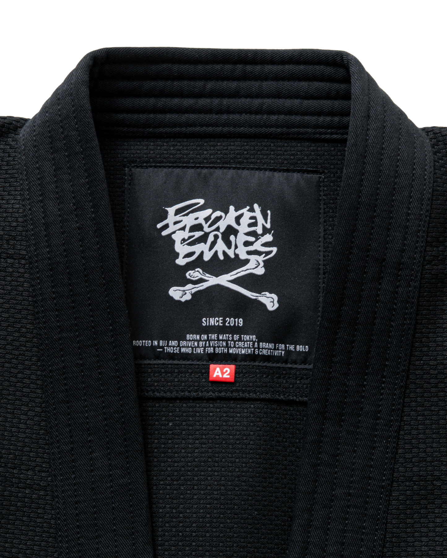 Cross Bone Kimono - Black