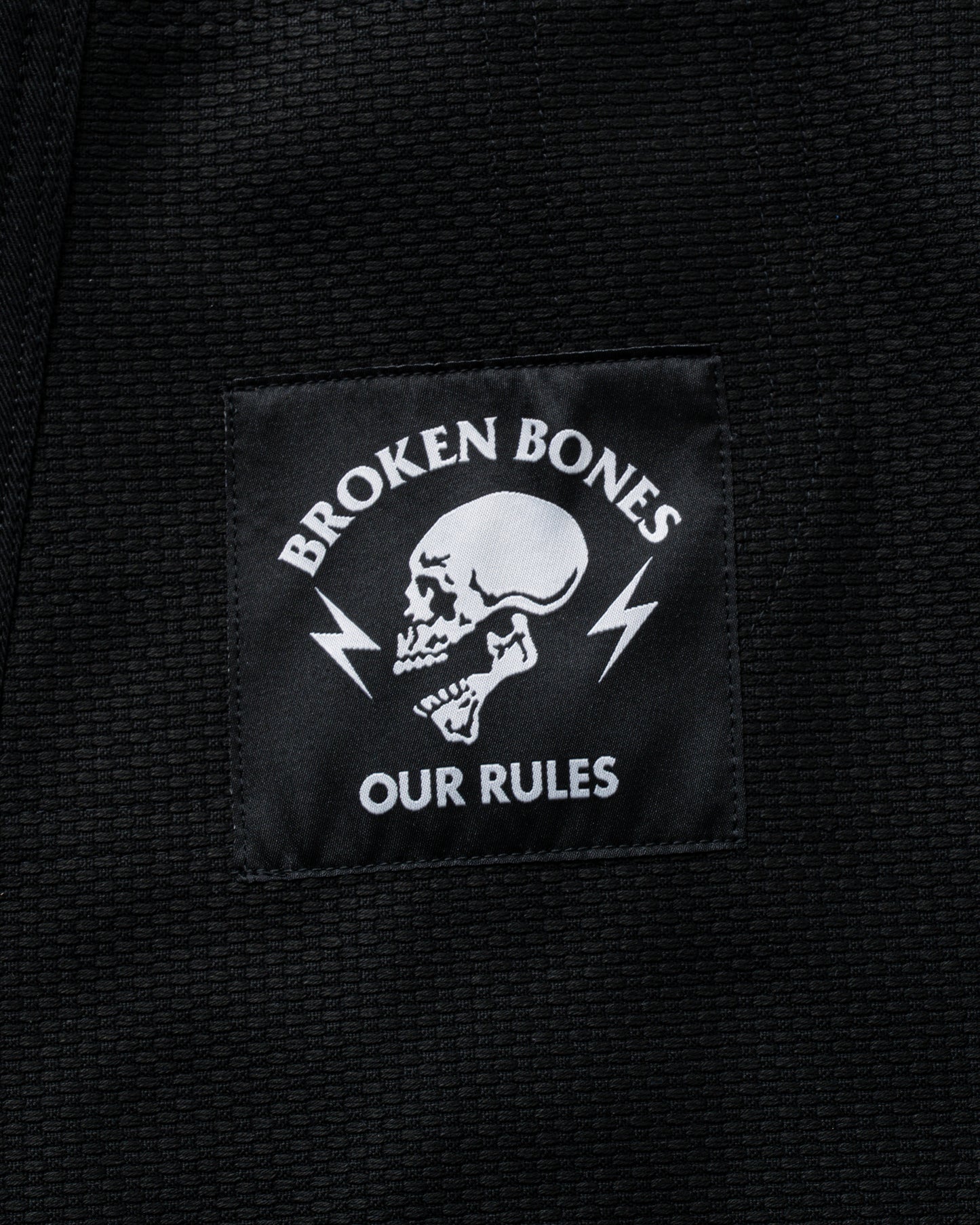 Cross Bone Kimono - Black