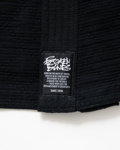 Cross Bone Kimono - Black