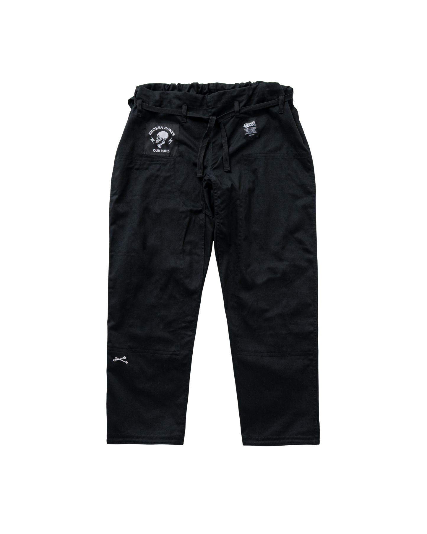 Cross Bone Kimono - Black