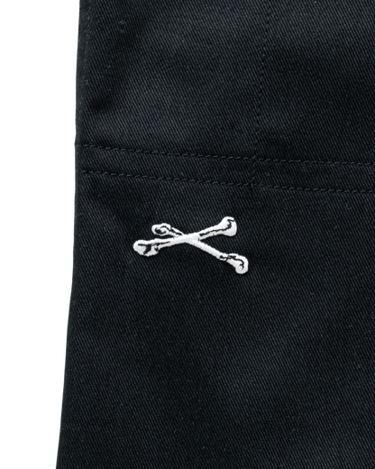 Cross Bone Kimono - Black