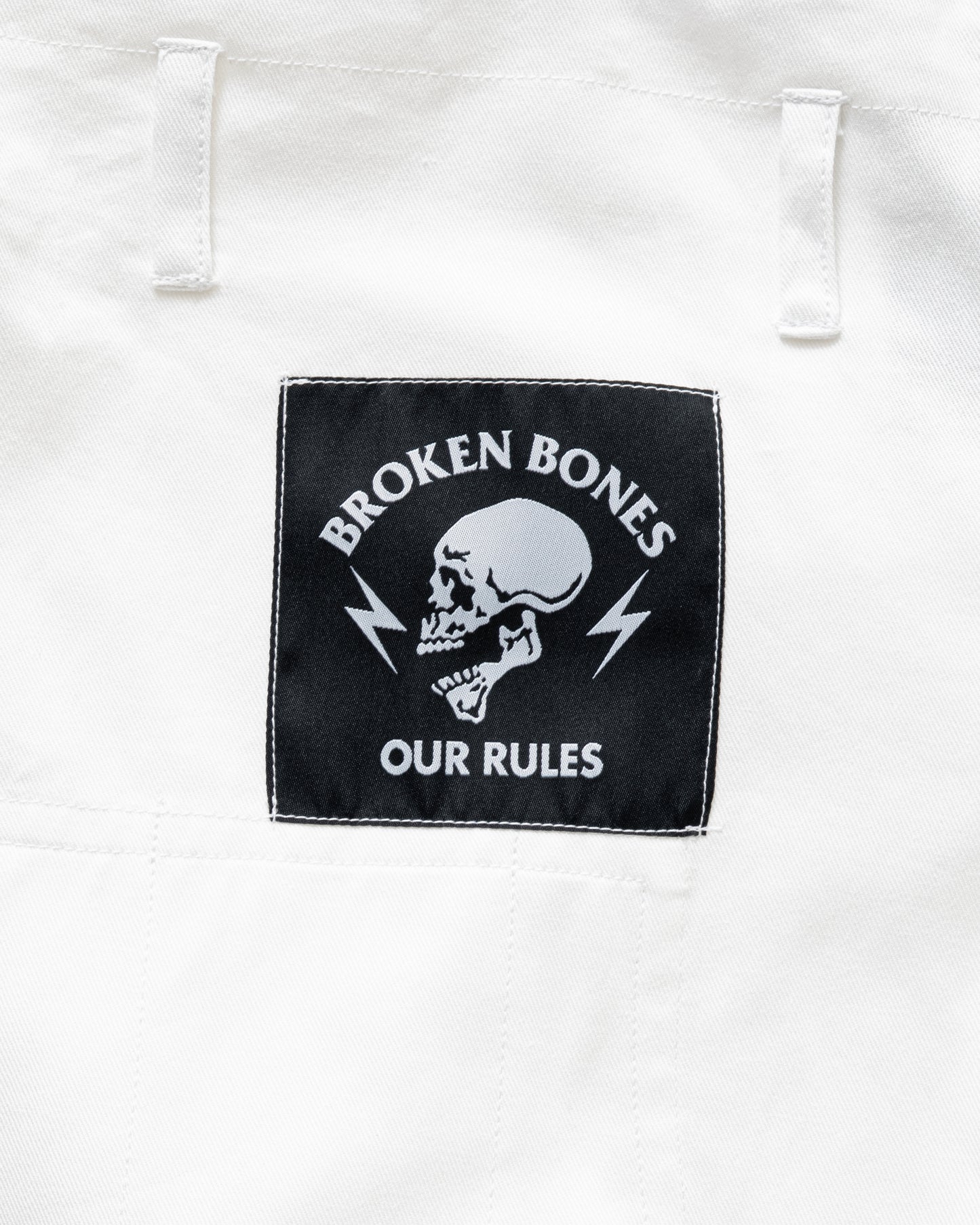 Cross Bone Kimono - White