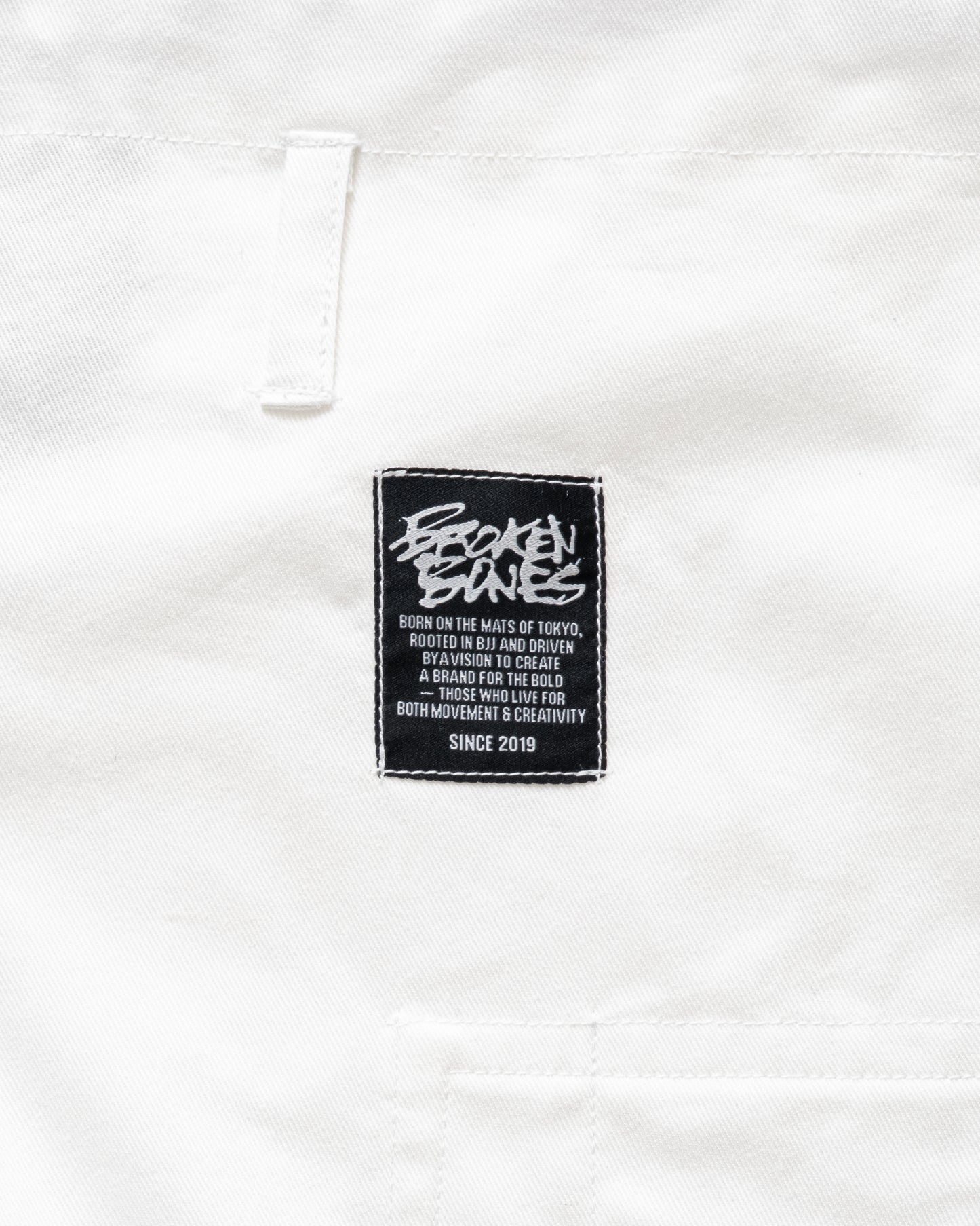 Cross Bone Kimono - White