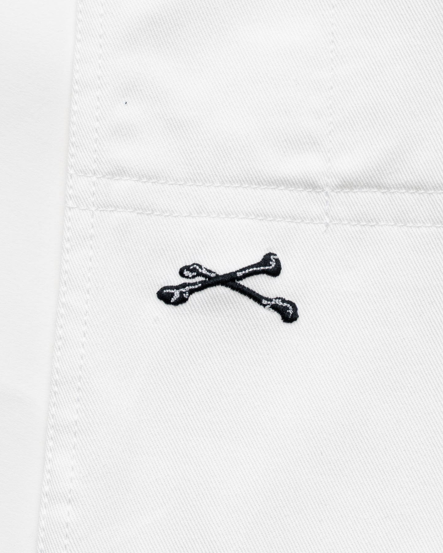 Cross Bone Kimono - White
