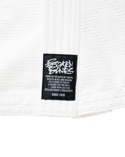 Cross Bone Kimono - White