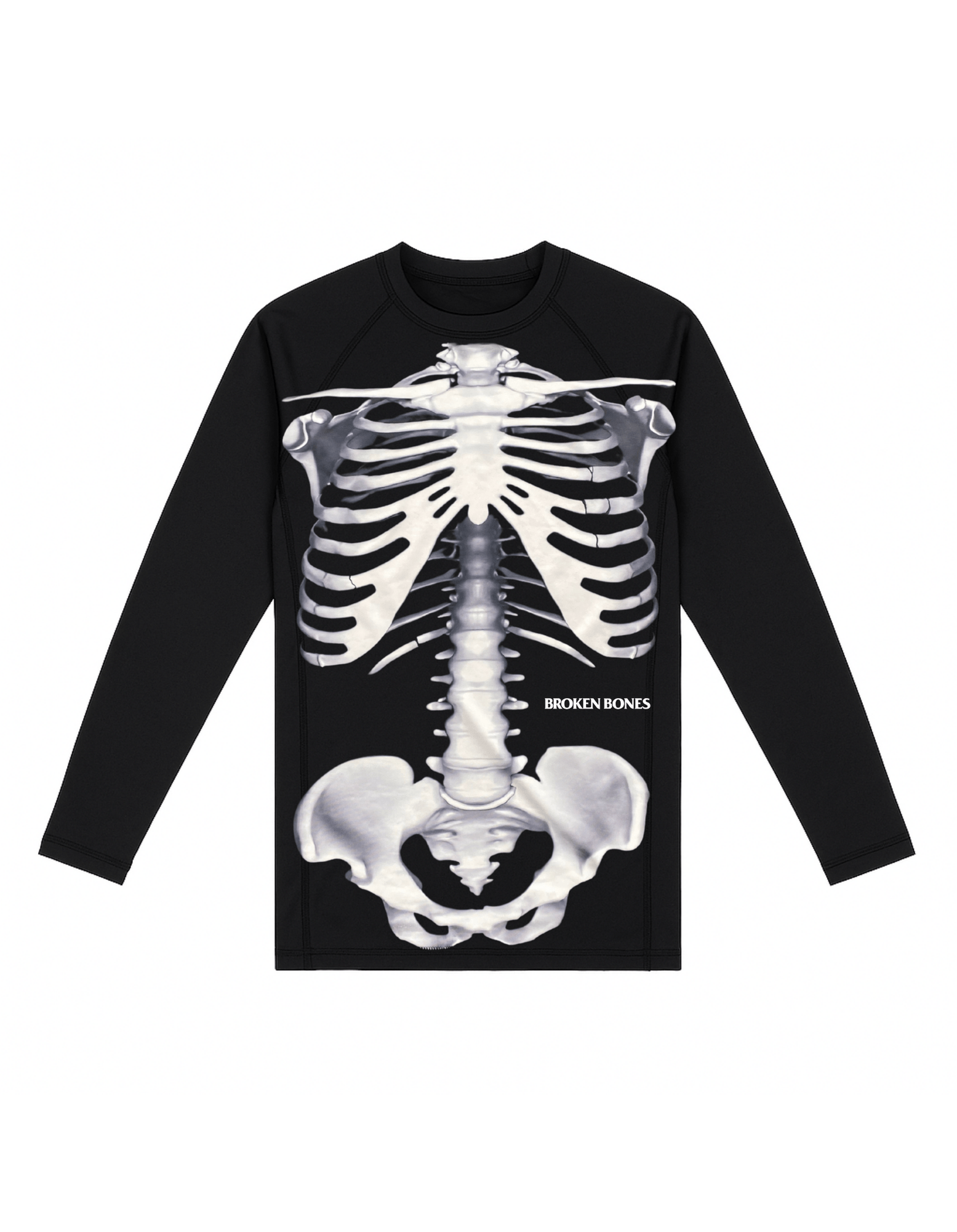 Skeleton Rash Guard L/S - Broken Bones Inc.