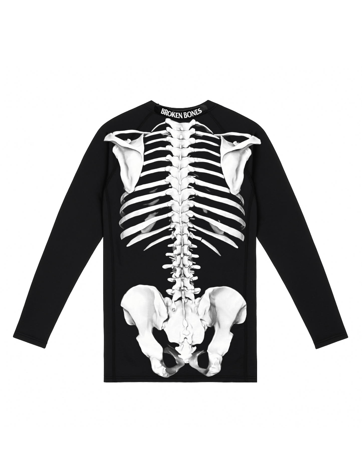 Skeleton Rash Guard L/S - Broken Bones Inc.