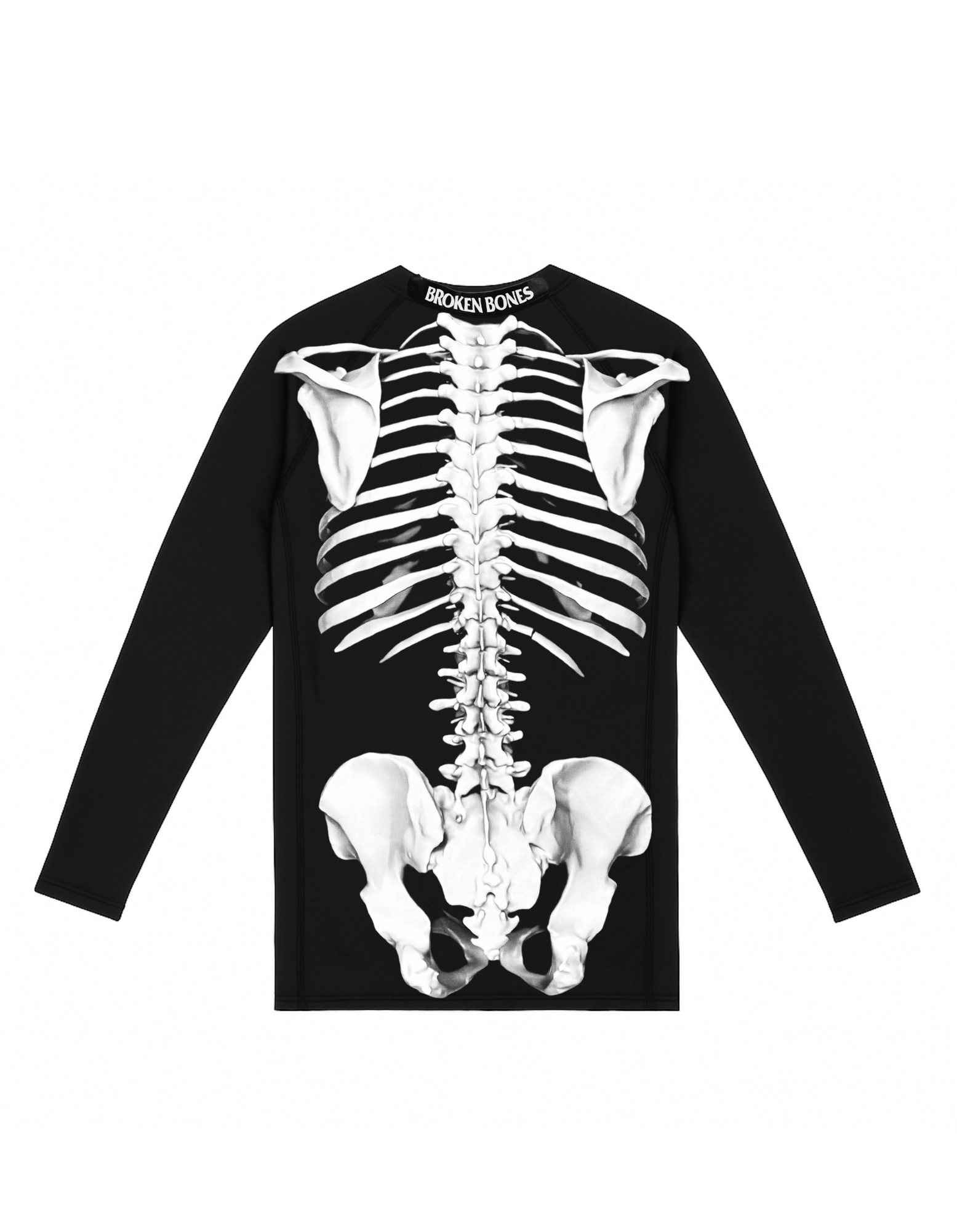 Skeleton Rash Guard L/S - Broken Bones Inc.
