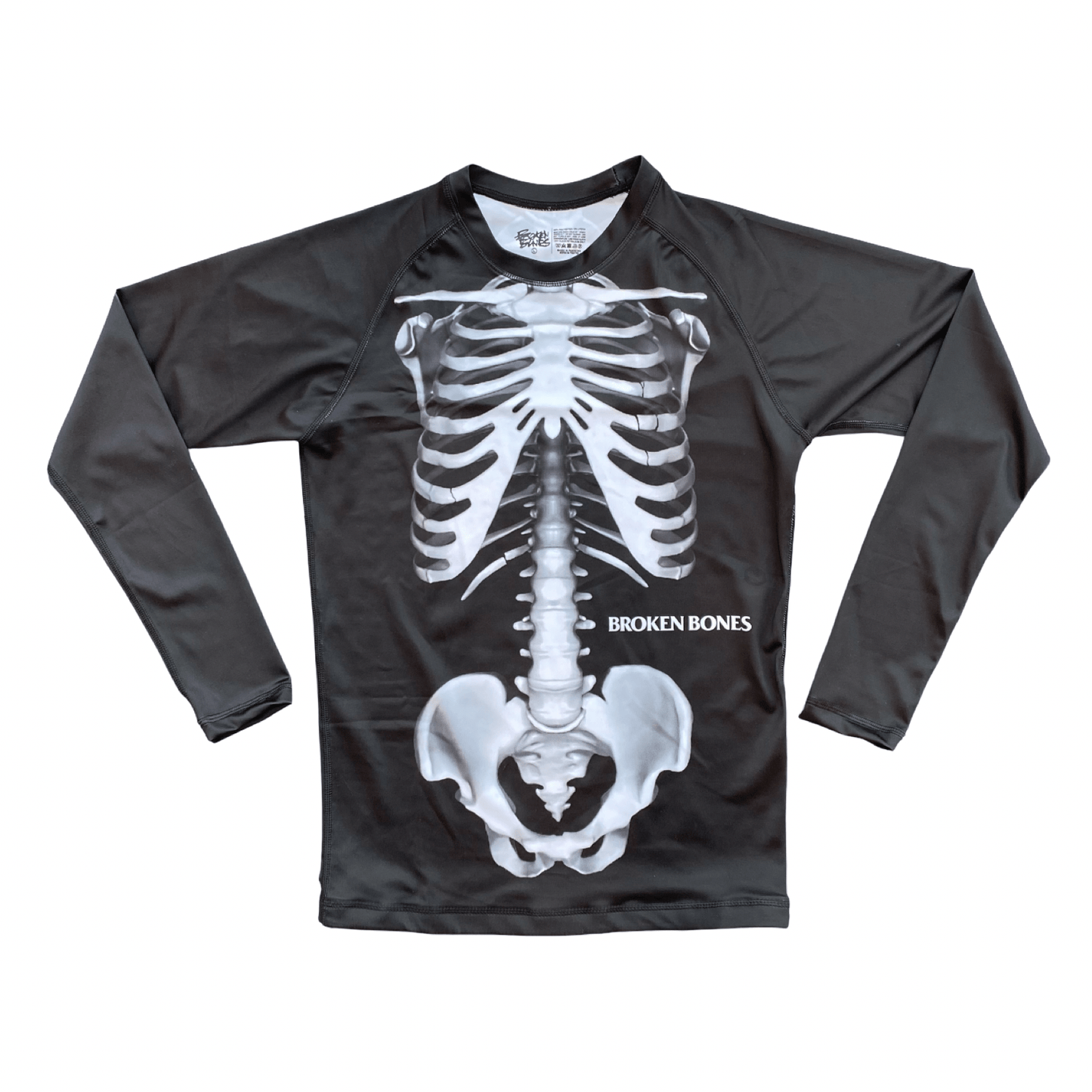 Skeleton Rash Guard L/S - Broken Bones Inc.
