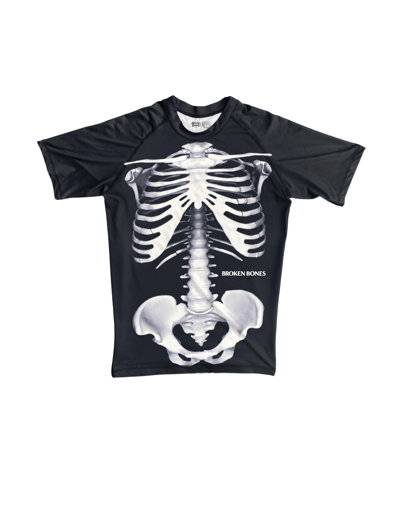 Skeleton Rash Guard S/S - Broken Bones Inc.