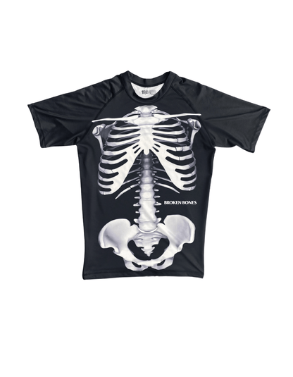 Skeleton Rash Guard S/S - Broken Bones Inc.