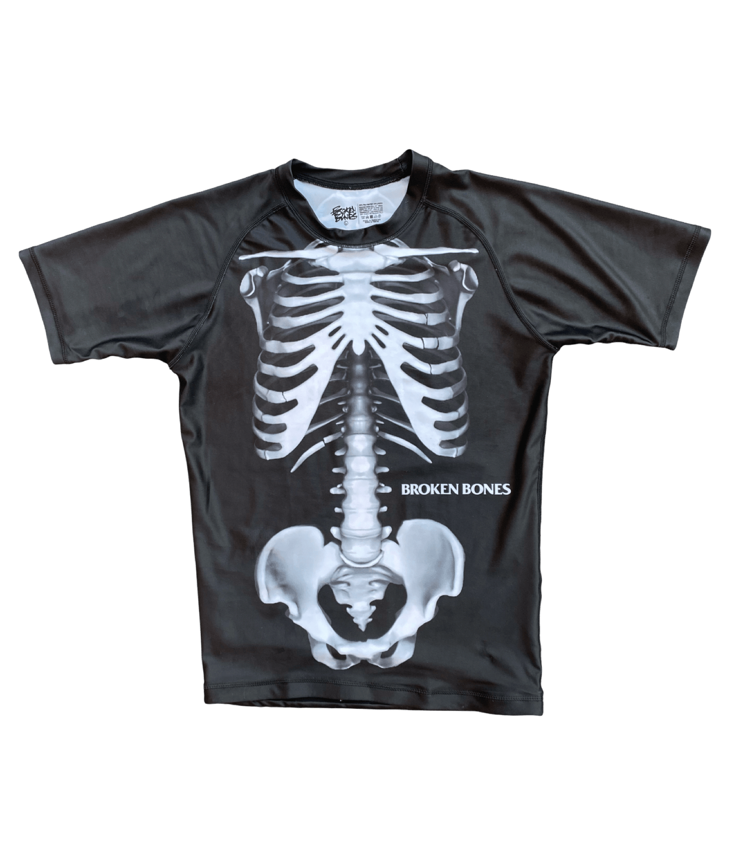 Skeleton Rash Guard S/S - Broken Bones Inc.